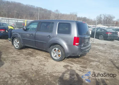 2014 Honda Pilot Ex z USA, uszkodzony, nr VIN 5FNYF4H45EB009513